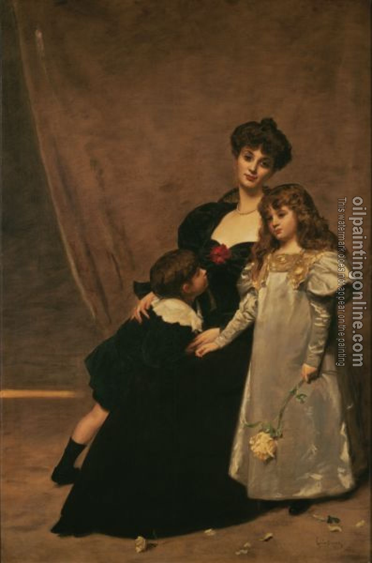 Carolus-Duran - Madame Faydou and her Children